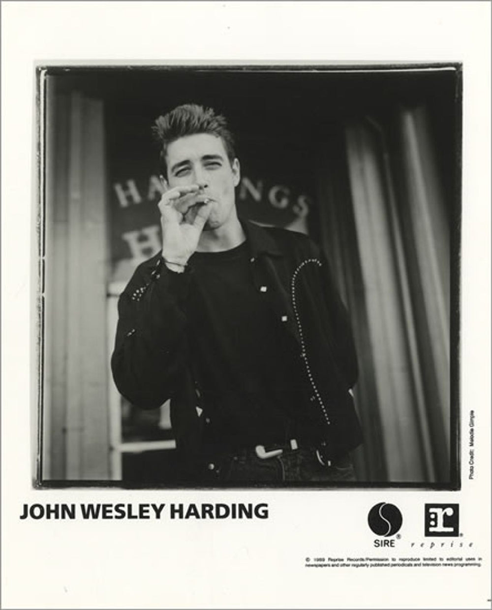 John Wesley Harding God Made Me Do It / Here Comes The Groom / The Name Above Th US Promo media press pack PRESS PACK