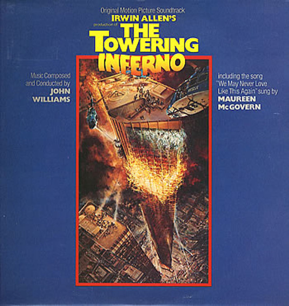 John Williams (Composer) The Towering Inferno UK vinyl LP album (LP record) K56102