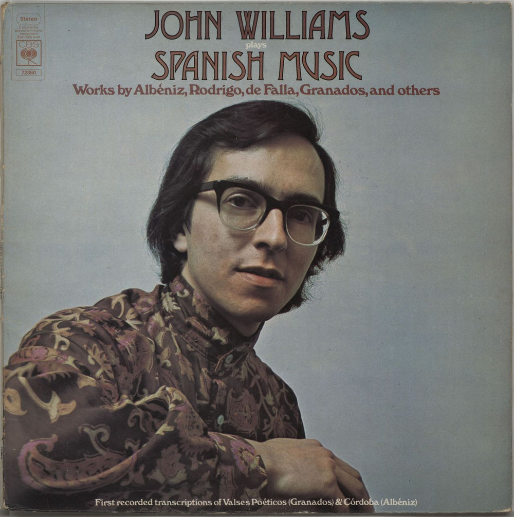 John Williams (Guitarist) Spanish Music UK vinyl LP album (LP record) 72860