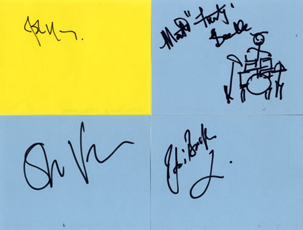 John Young (Greenslade) Pages From An Autograph Book UK memorabilia AUTOGRAPHS