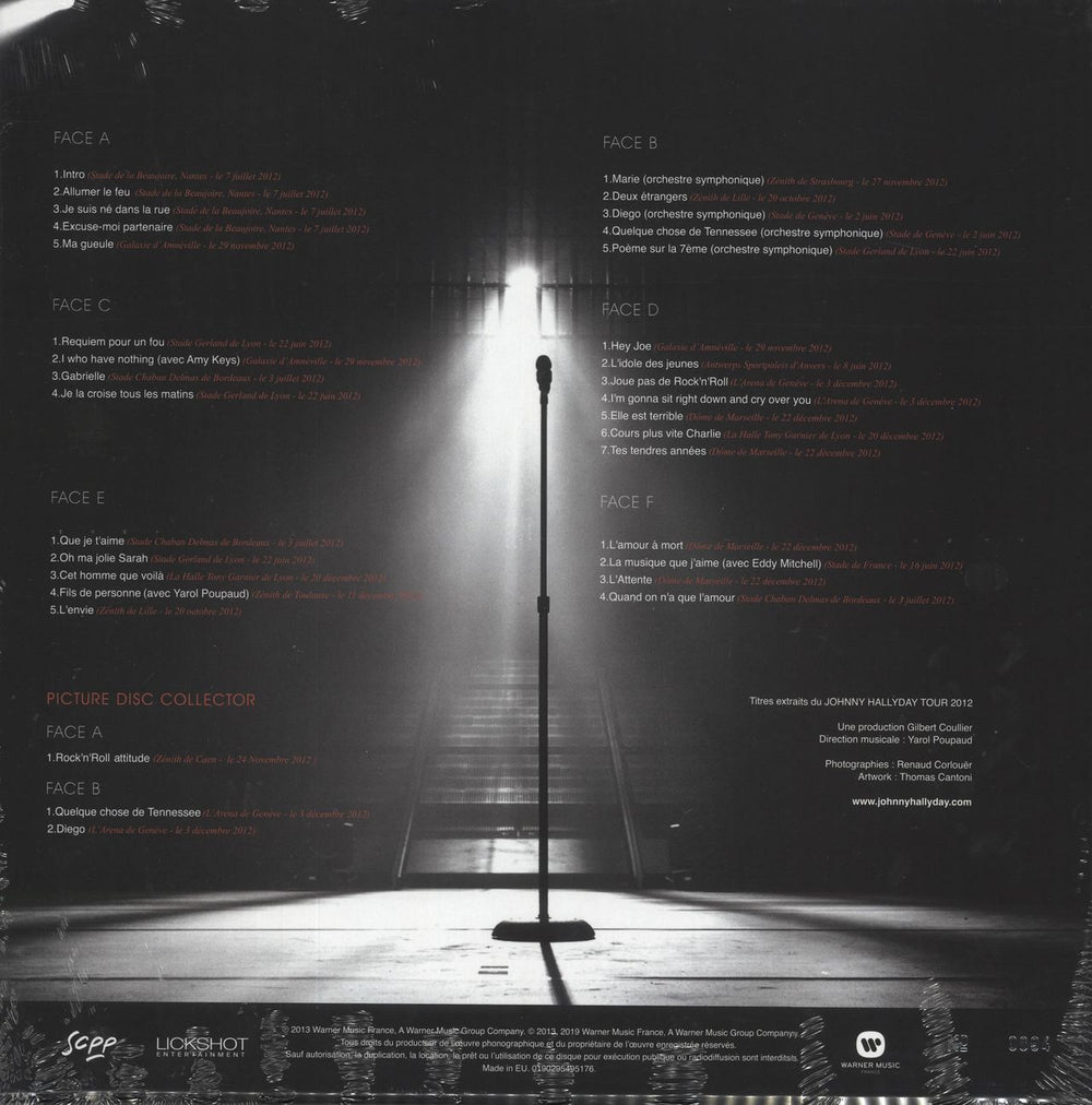 Johnny Hallyday On Stage - Red Vinyl - Sealed Box French Vinyl Box Set 190295495176