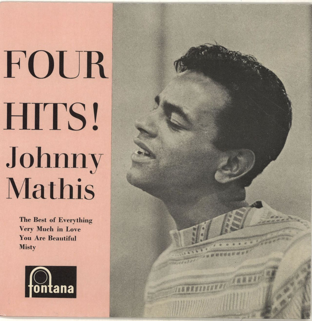 Johnny Mathis Four Hits! EP UK 7" vinyl single (7 inch record / 45) TFE17275