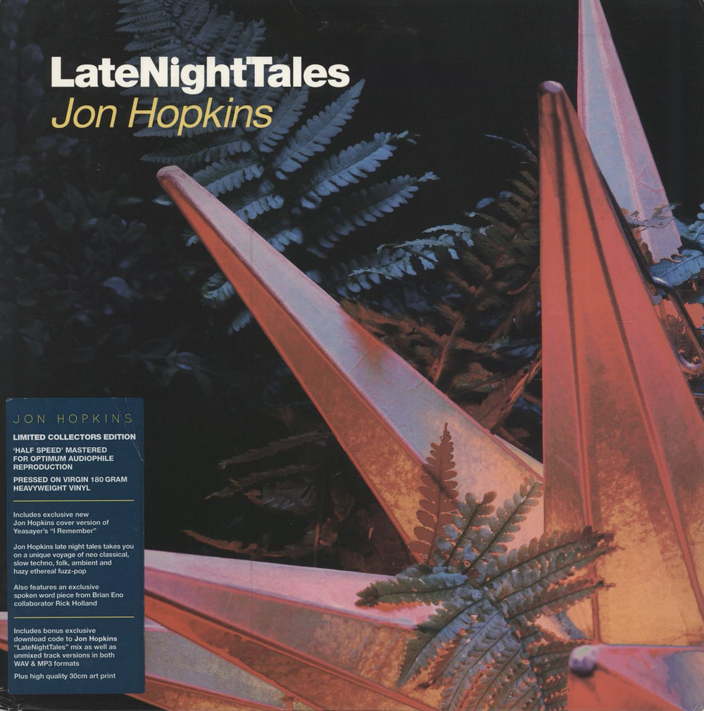 Jon Hopkins LateNightTales - 180gram Vinyl UK 2-LP vinyl record set (Double LP Album) ALNLP39