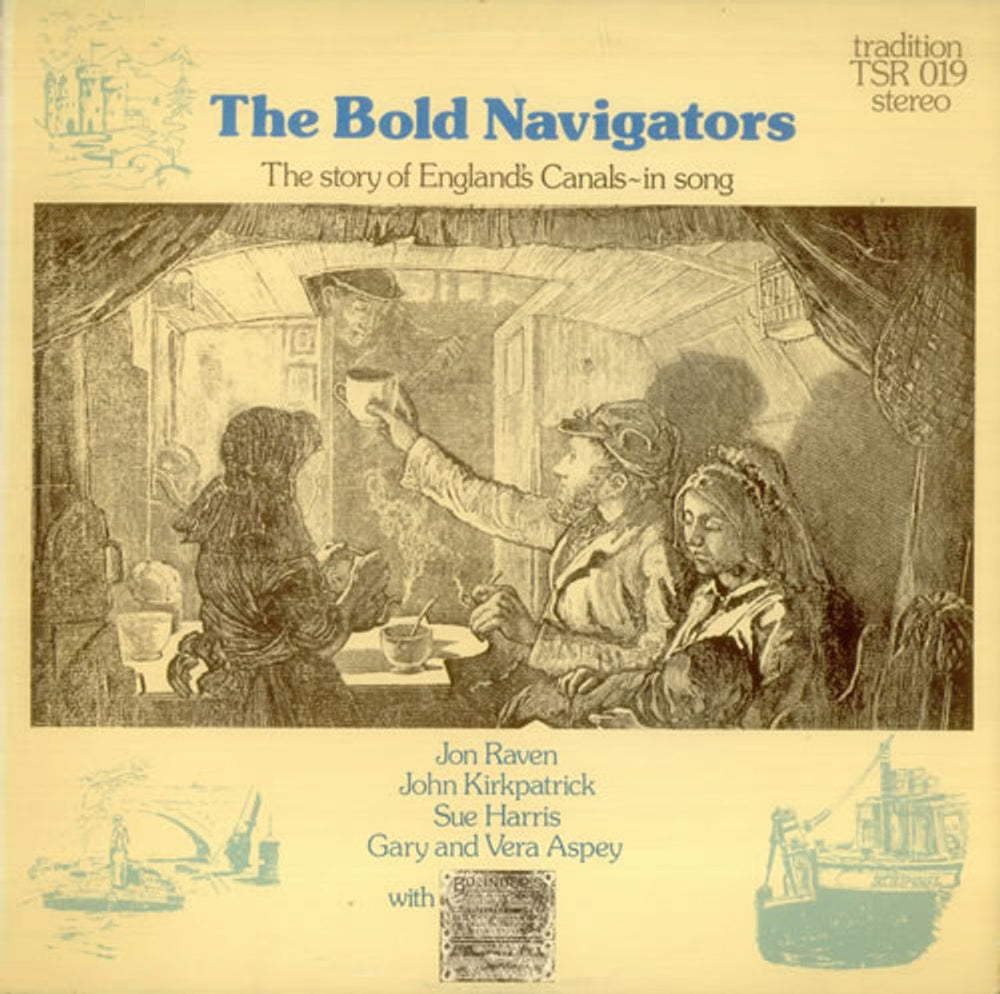 Jon Raven The Bold Navigators UK vinyl LP album (LP record) TSR019