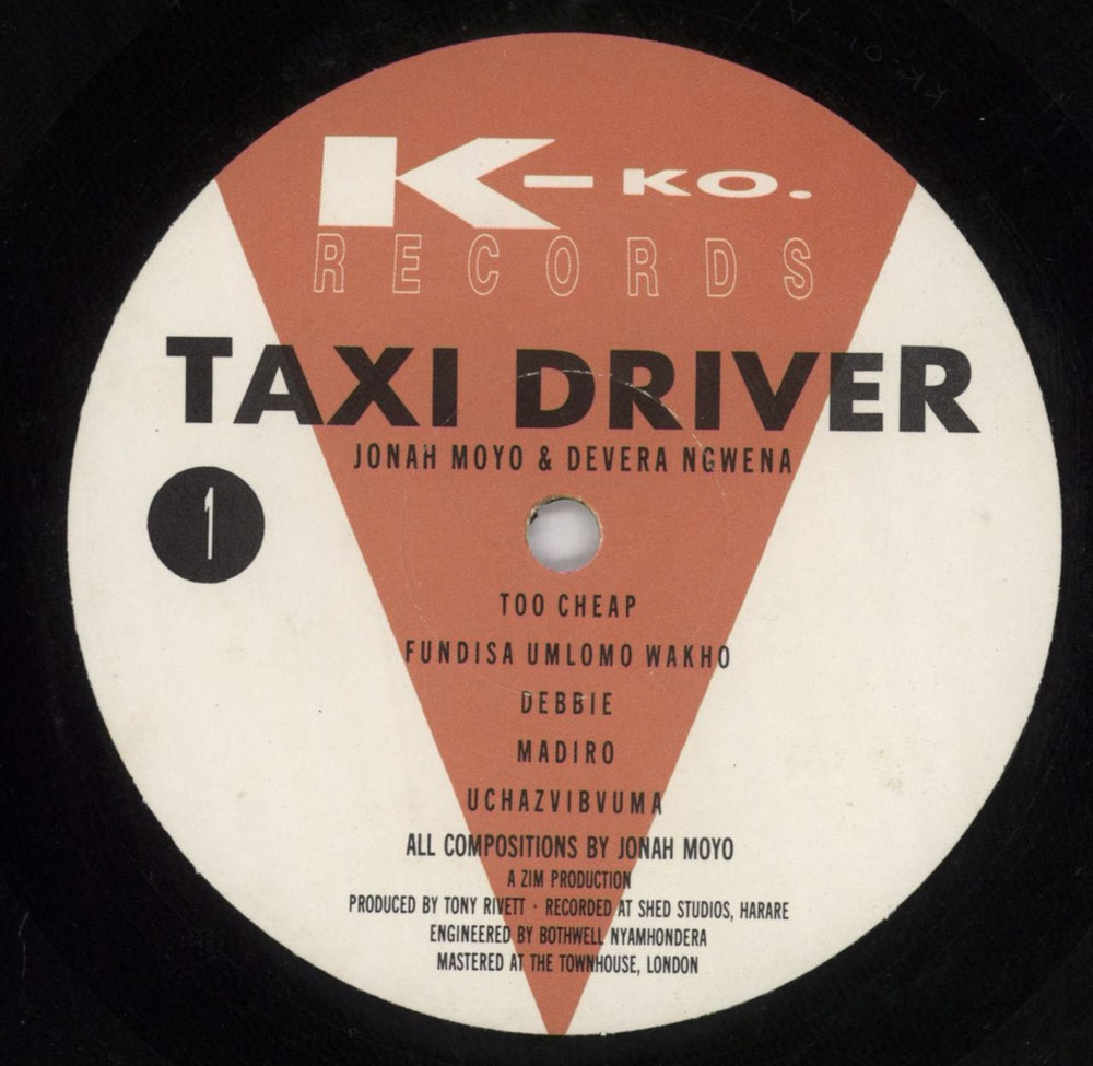 Jonah Moyo Taxi Driver UK vinyl LP album (LP record) 6PYLPTA817352