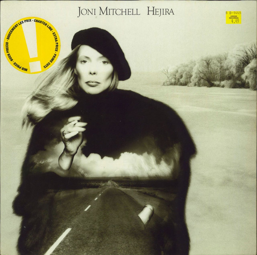 Joni Mitchell Hejira - 3rd German vinyl LP album (LP record) AS53053