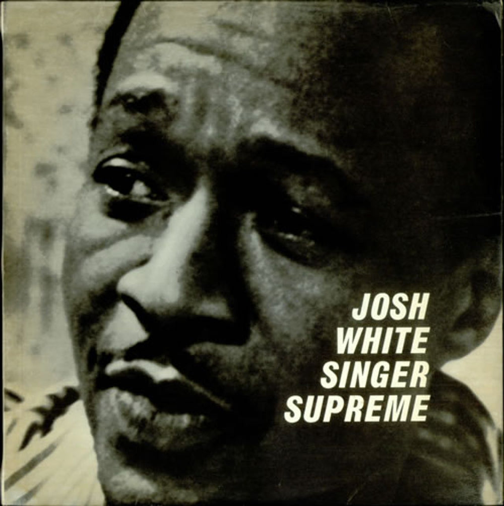 Josh White Singer Supreme UK vinyl LP album (LP record) T298