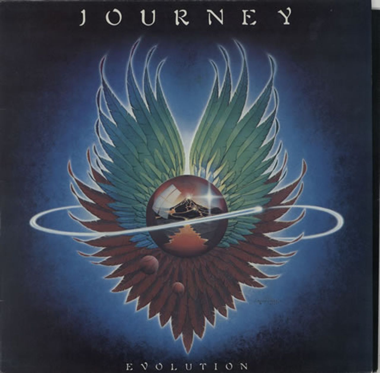 Journey Evolution Dutch vinyl LP album (LP record) CBS83566