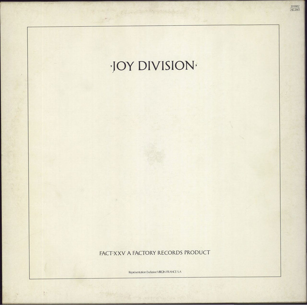 Joy Division Closer - Complete - EX French vinyl LP album (LP record)