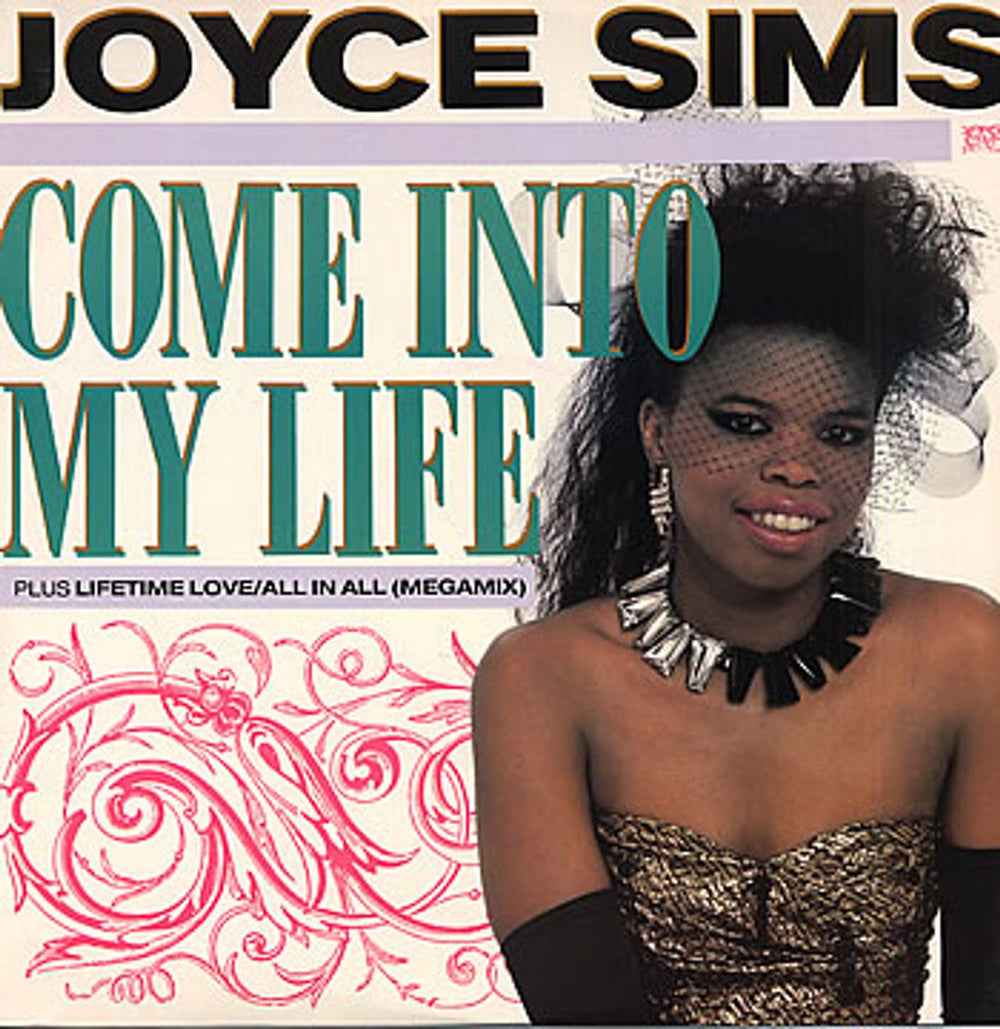 Joyce Sims Come Into My Life UK 12" vinyl single (12 inch record / Maxi-single) LONX161