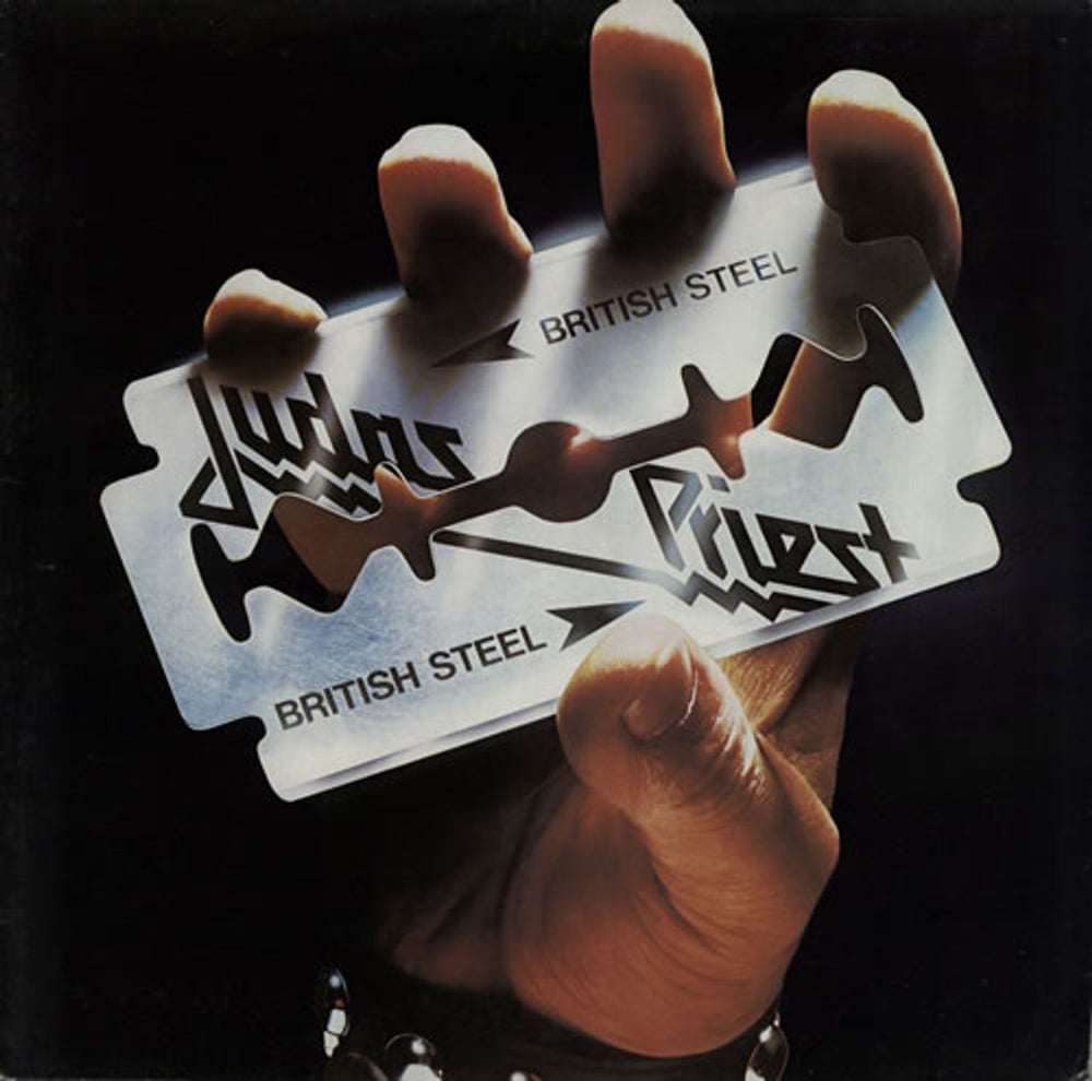 Judas Priest British Steel - 3rd UK vinyl LP album (LP record) 32412