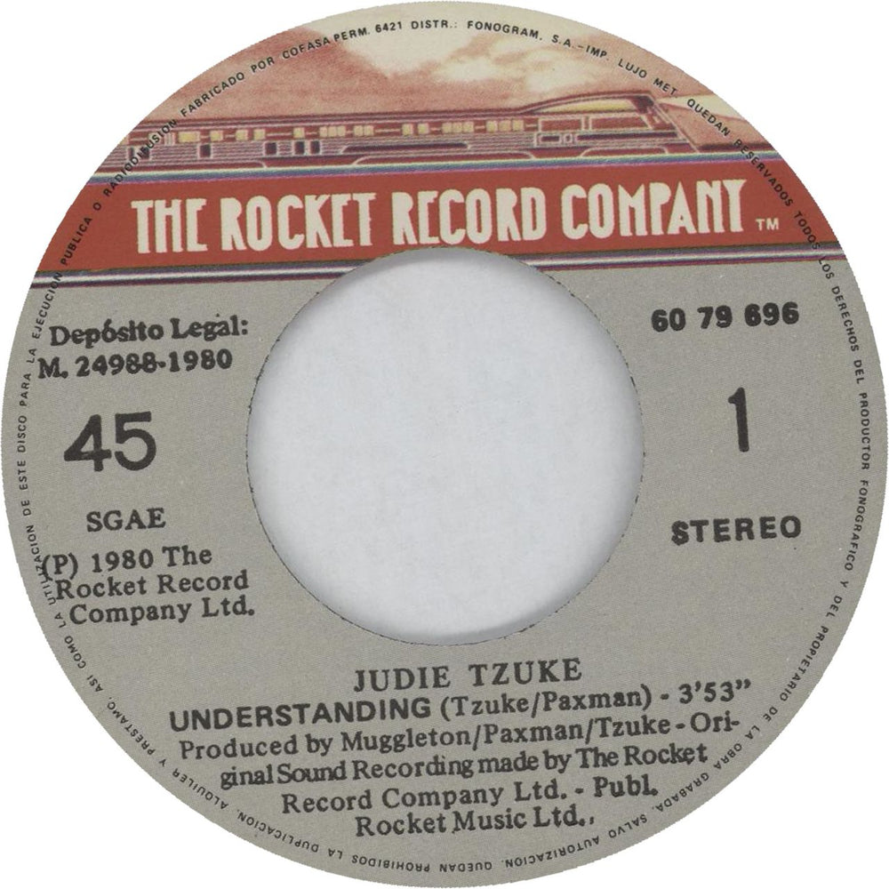 Judie Tzuke Understanding Spanish 7" vinyl single (7 inch record / 45)