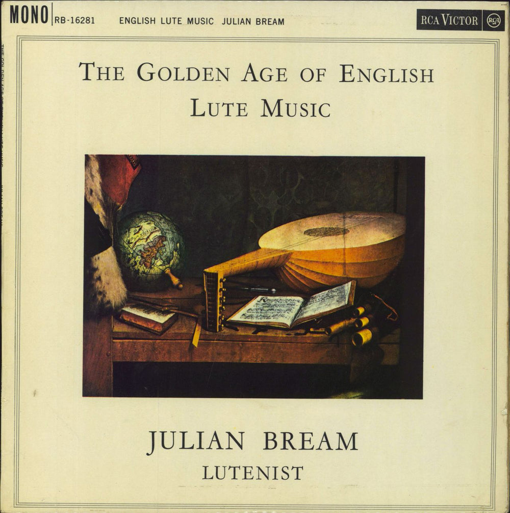 Julian Bream The Golden Age Of English Lute Music UK vinyl LP album (LP record) RB-16281