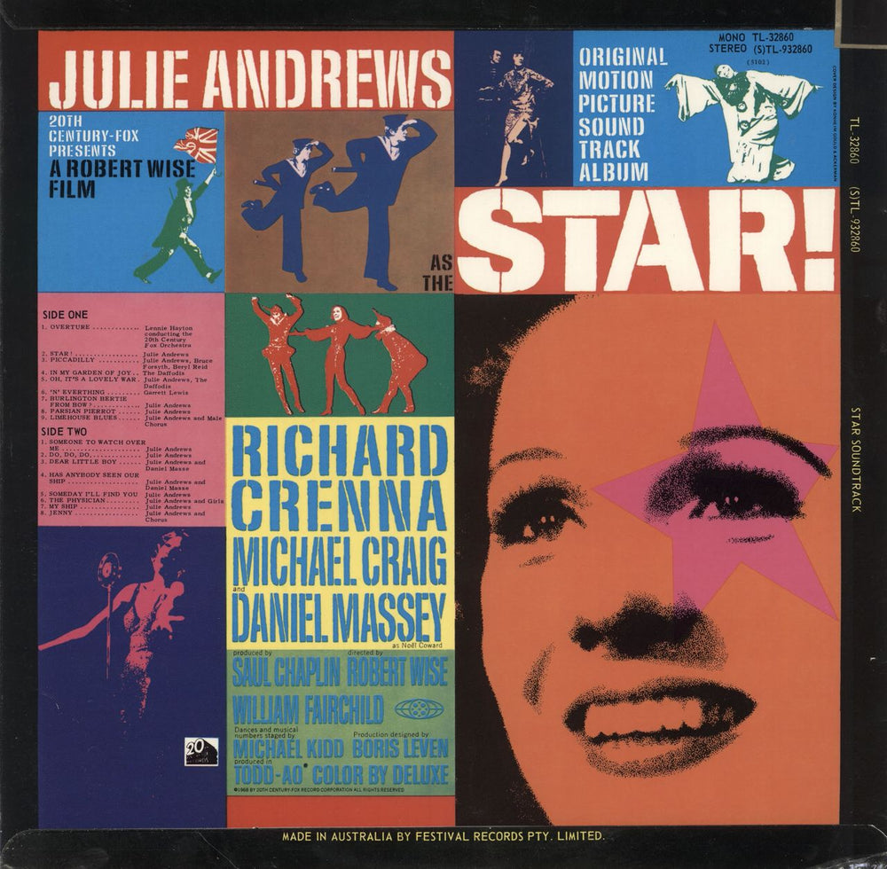 Julie Andrews Star! Australian vinyl LP album (LP record)