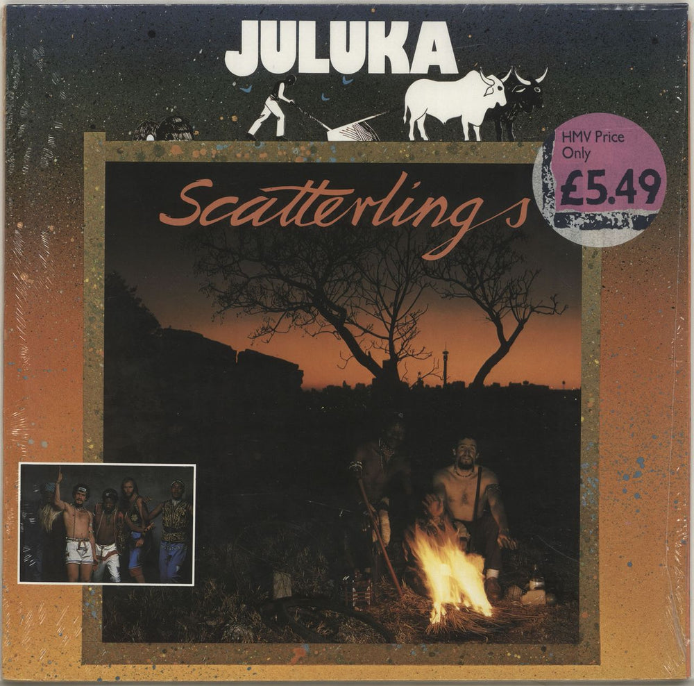 Juluka Scatterlings UK vinyl LP album (LP record) SHAKA1