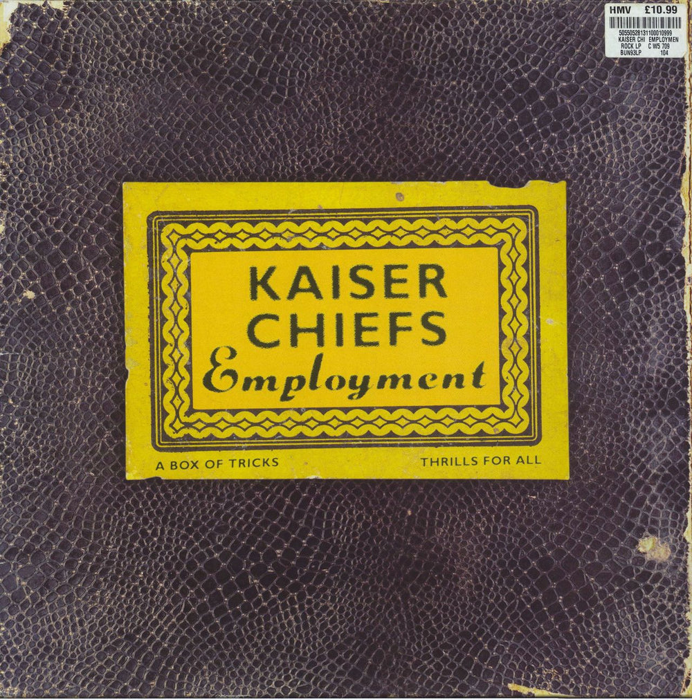 Kaiser Chiefs Employment UK vinyl LP album (LP record) BUN093LP