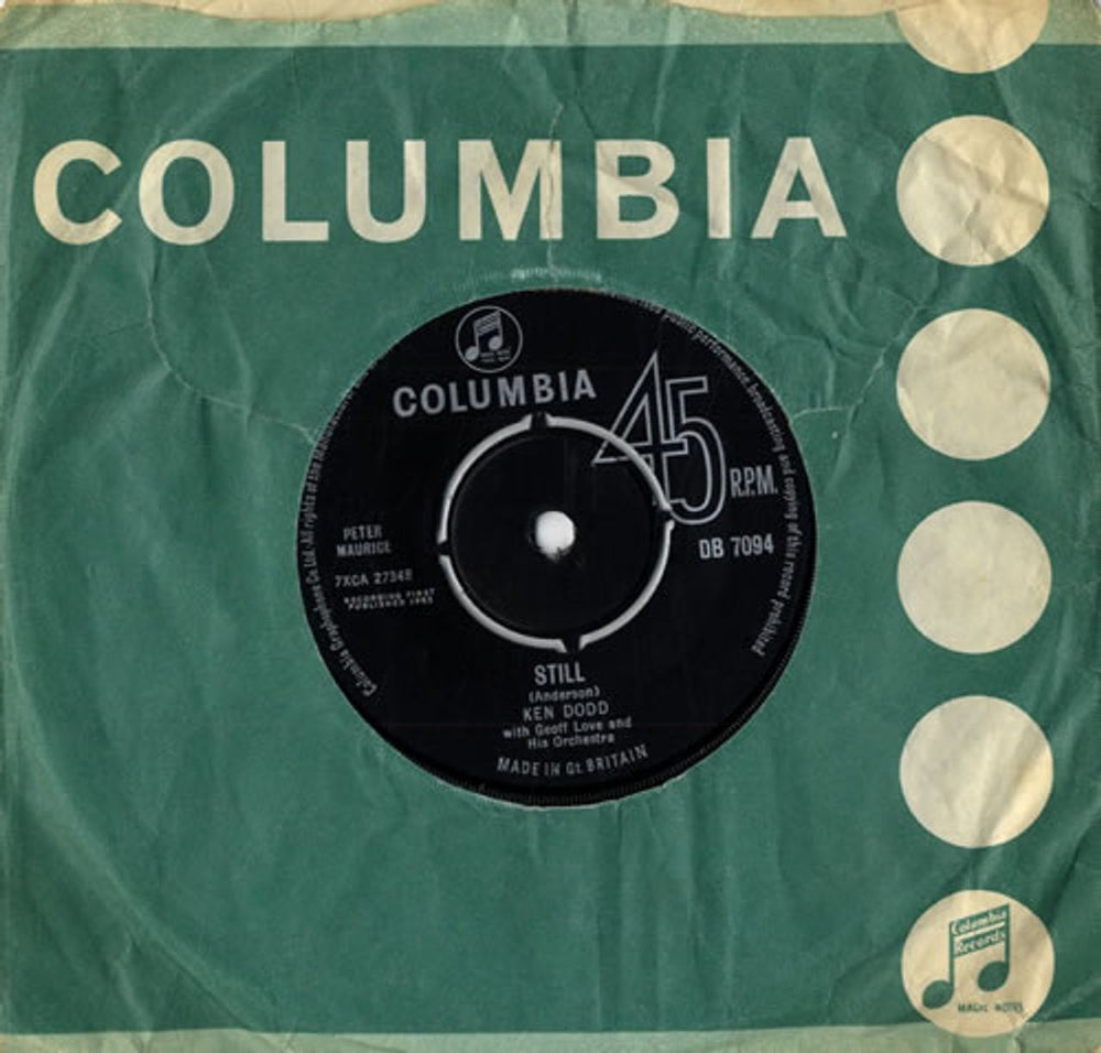Ken Dodd Still UK 7" vinyl single (7 inch record / 45) DB7094