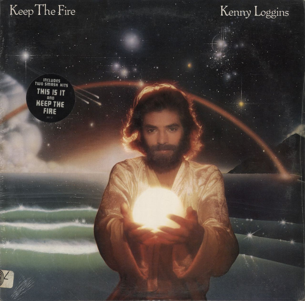 Kenny Loggins Keep The Fire US vinyl LP album (LP record) JC36172