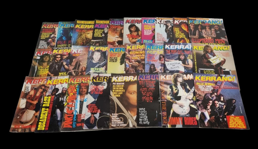 Kerrang! Magazine Collection of 248 Issues from Numbers 5 to 356 [not consecutive] UK magazine K-ZMACO749894