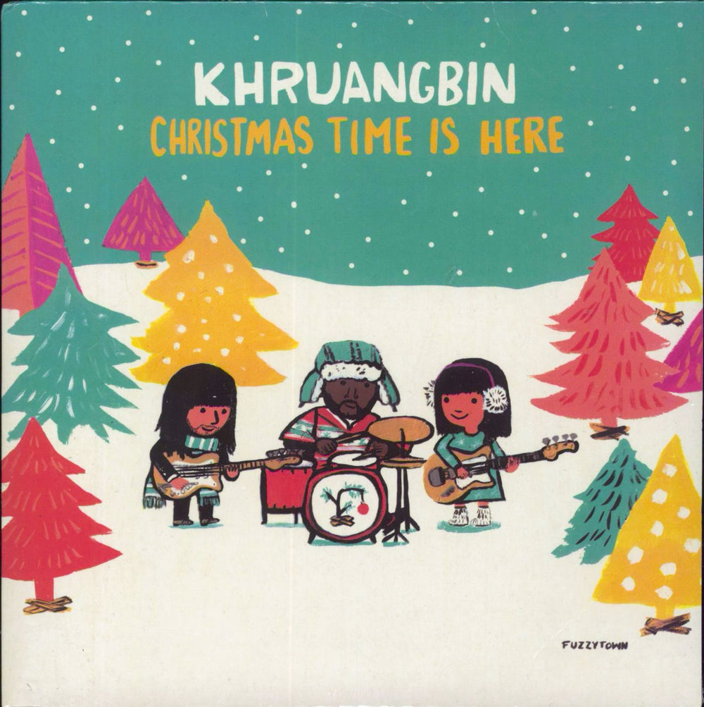 Khruangbin Christmas Time Is Here - Green Vinyl - Sealed US 7" vinyl single (7 inch record / 45) ALN75001