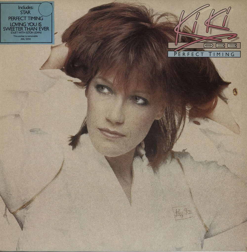 Kiki Dee Perfect Timing - Stickered sleeve UK vinyl LP album (LP record) ARL5050