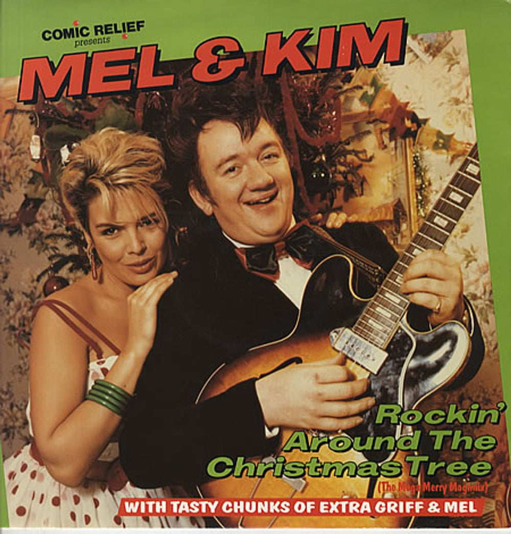 Kim Wilde Rockin' Around The Christmas Tree UK 12" vinyl single (12 inch record / Maxi-single) TEN212