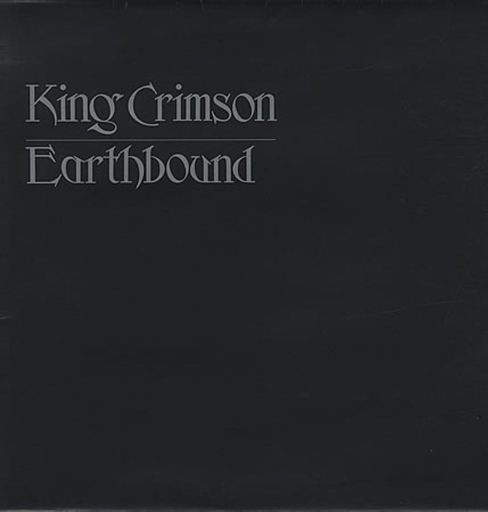 King Crimson Earthbound UK vinyl LP album (LP record) 2343092