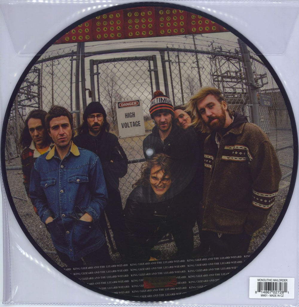 King Gizzard And The Lizard Wizard Polygondwanaland US picture disc LP (vinyl picture disc album) MM01