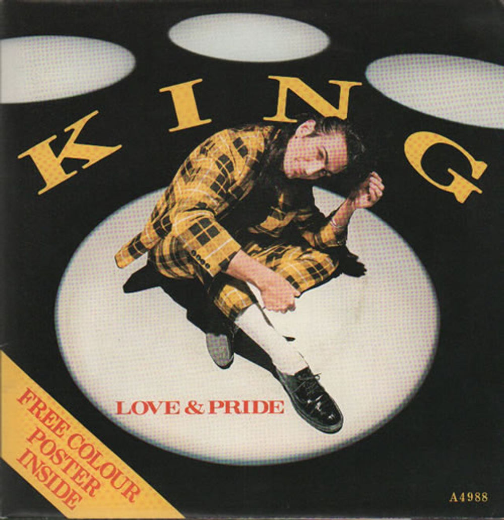 King Love & Pride - Poster Sleeve UK 7" vinyl single (7 inch record / 45) A4988