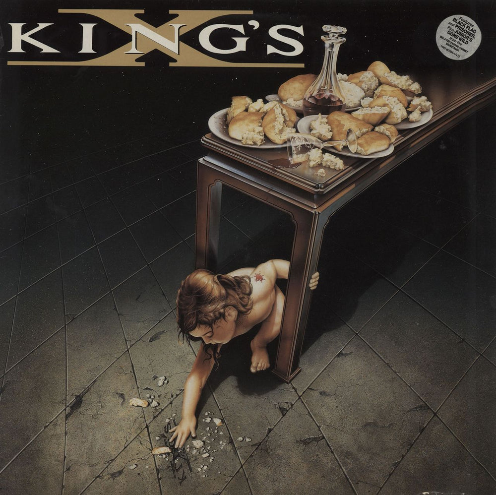 King's X King's X + hype sticker German vinyl LP album (LP record) 7567-80506-1