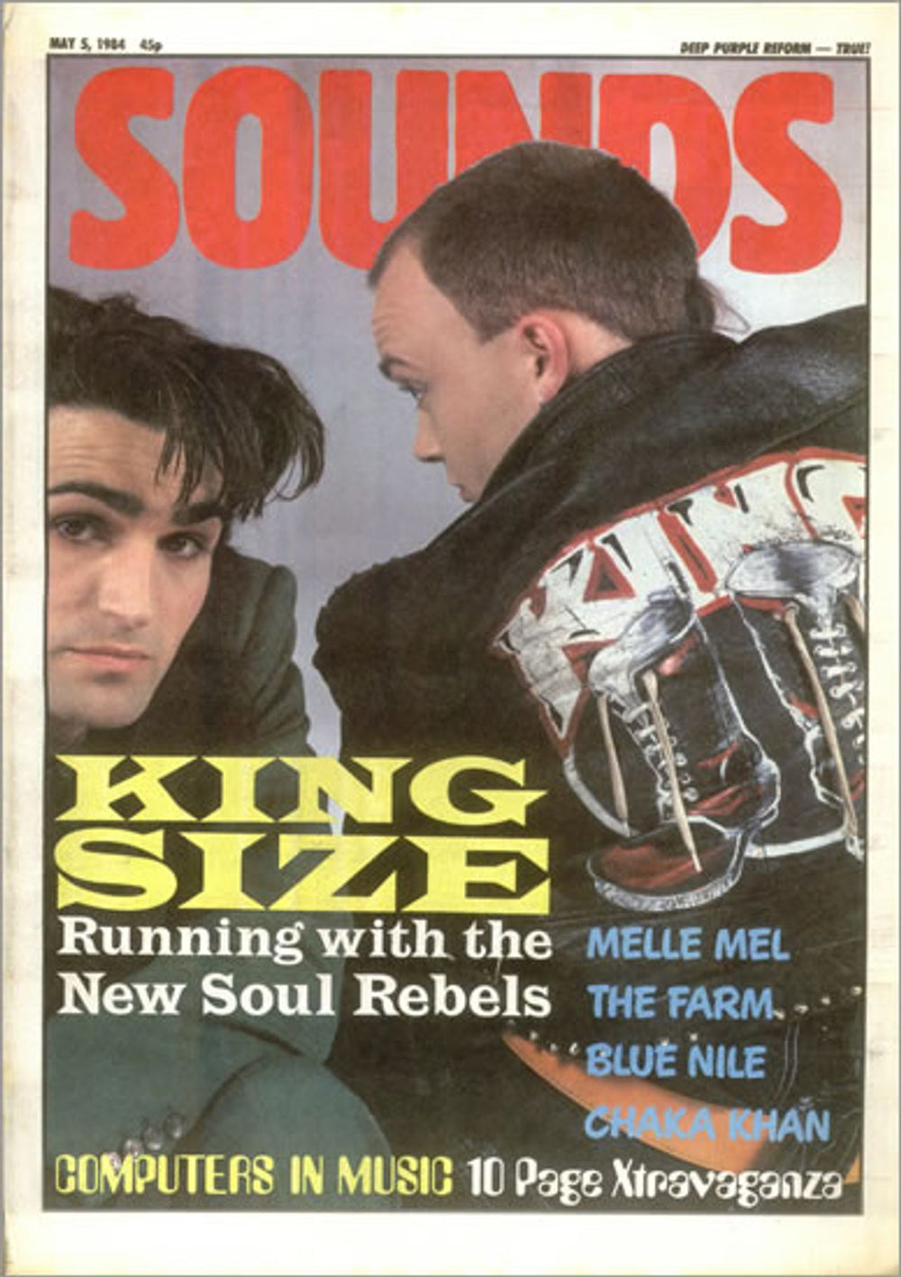 King Sounds UK magazine 5 MAY 1984