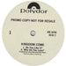 Kingdom Come (80s) Do You Like It UK Promo 12" vinyl single (12 inch record / Maxi-single) KCDJ2