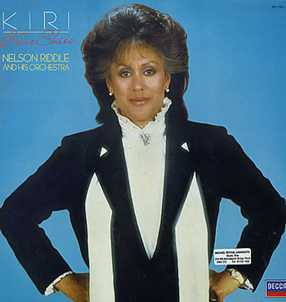 Kiri Te Kanawa Blue Skies UK vinyl LP album (LP record) KTKT1