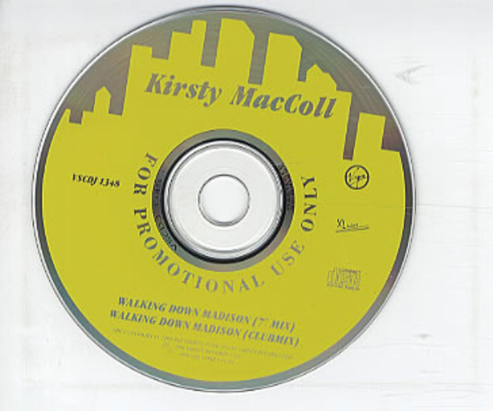 Kirsty MacColl Walking Down Madison UK Promo CD single (CD5 / 5") VSCDJ1348