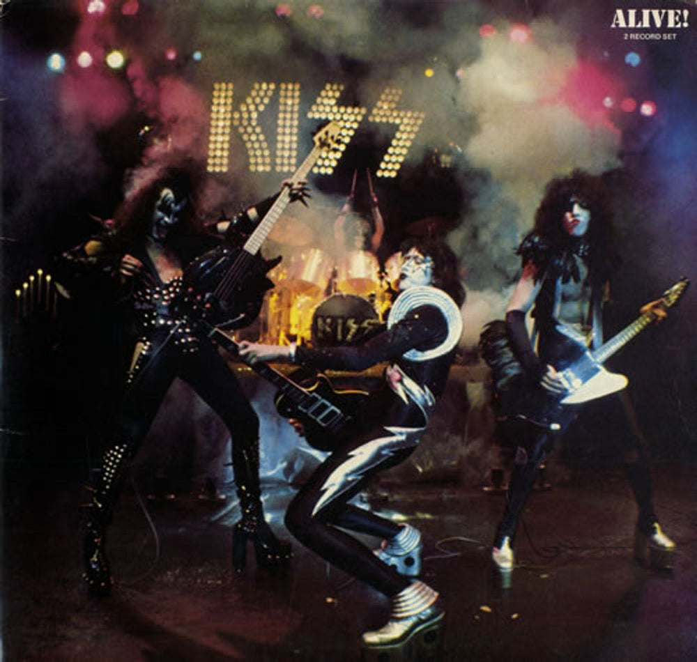 Kiss Alive! UK 2-LP vinyl record set (Double LP Album) 6640026