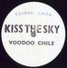 Kiss The Sky Voodoo Chile - White Label Promo UK 12" vinyl single (12 inch record / Maxi-single) PAULX92