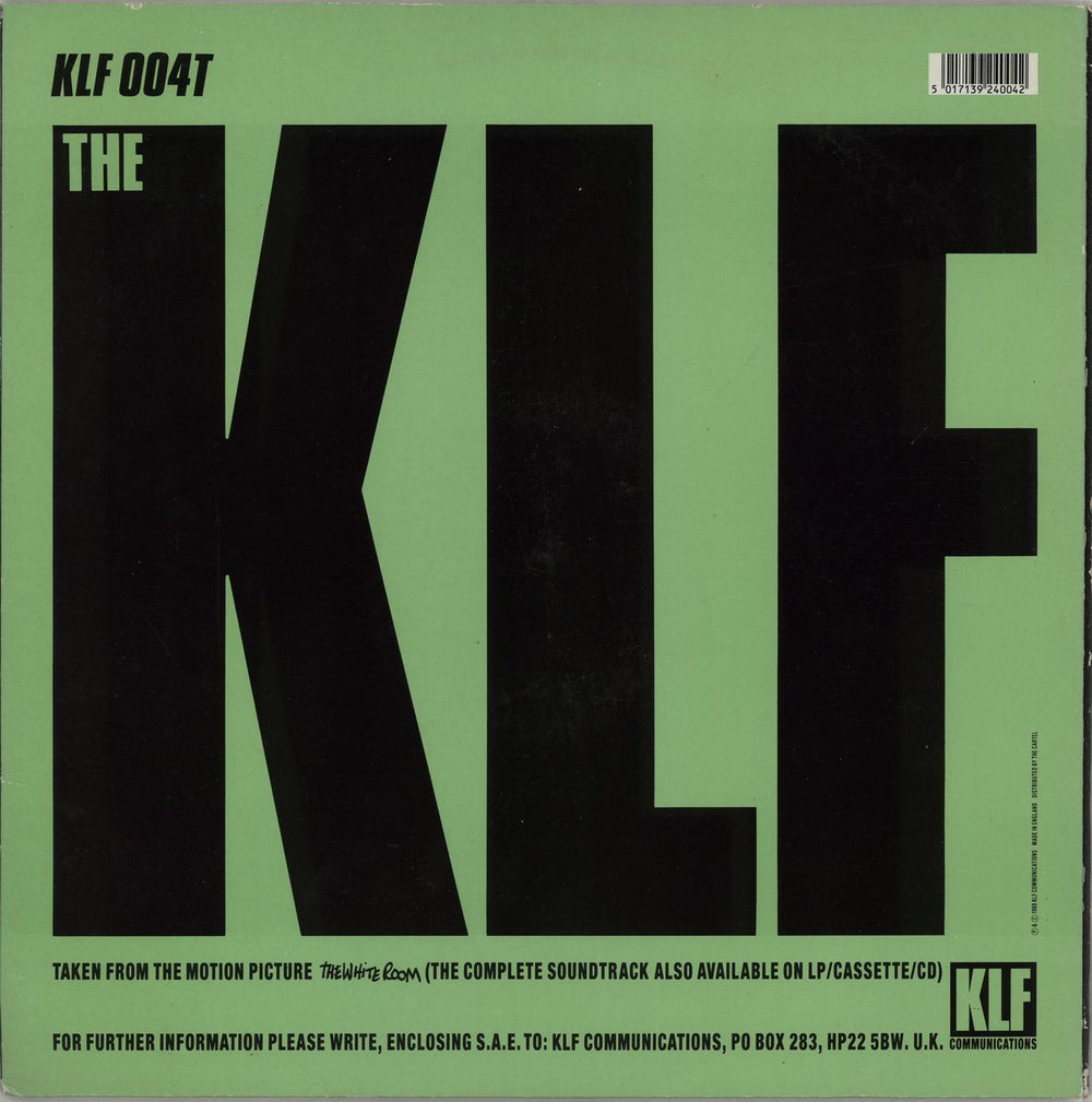 KLF What Time Is Love? - Pure Trance 1 UK 12" vinyl single (12 inch record / Maxi-single) 5017139240042