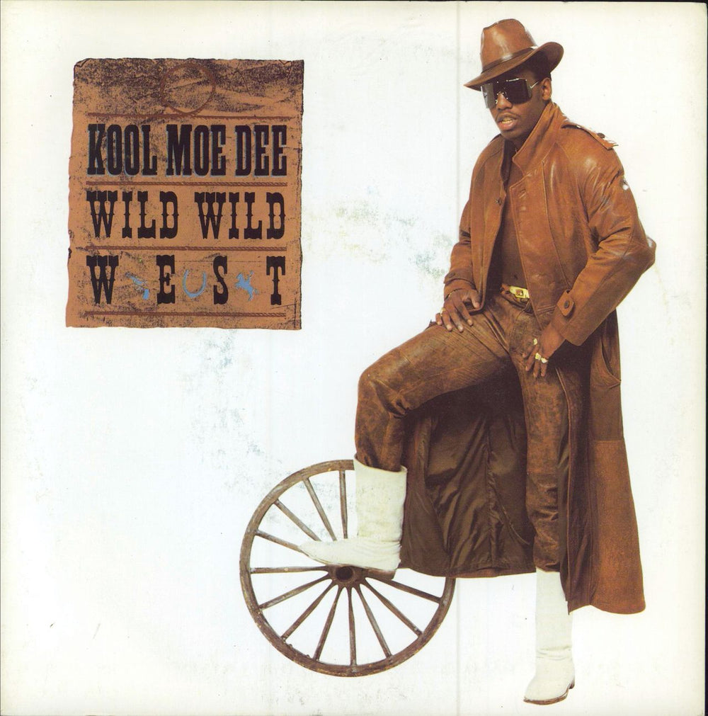 Kool Moe Dee Wild, Wild West UK 7" vinyl single (7 inch record / 45) JIVE167