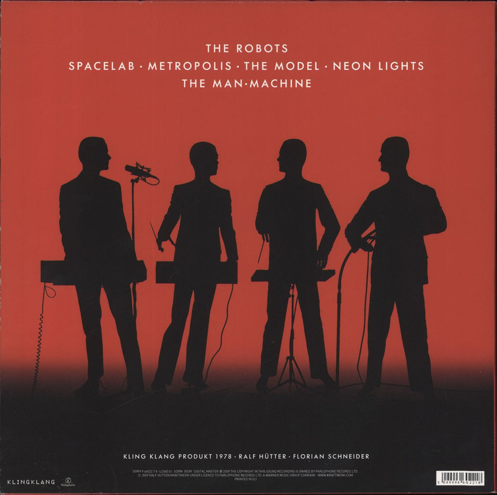 Kraftwerk The Man Machine: Remastered - 180gm Red Vinyl UK vinyl LP album (LP record) 5099996602218