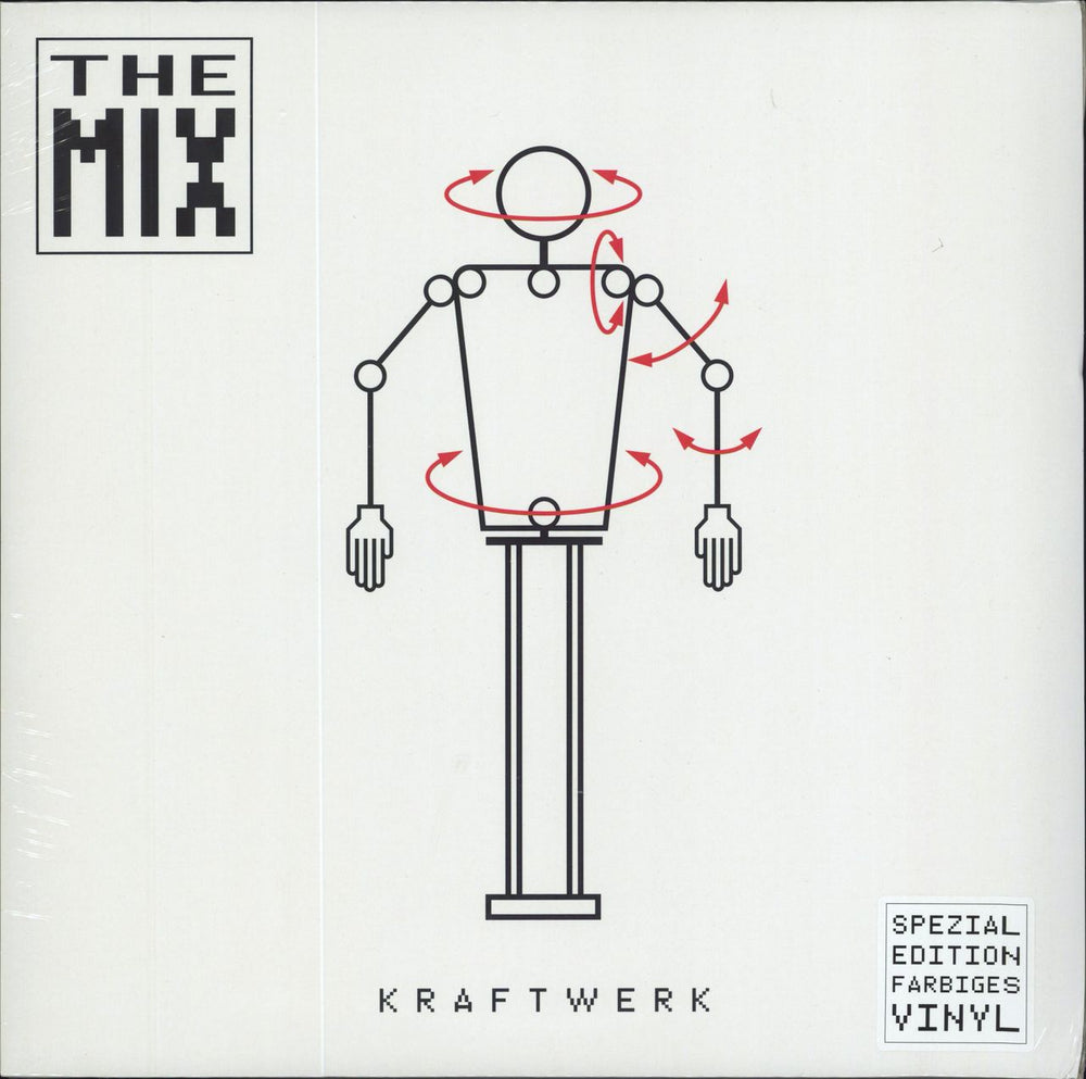 Kraftwerk The Mix: German Version - White Vinyl - Sealed German 2-LP vinyl record set (Double LP Album) 5099969959219