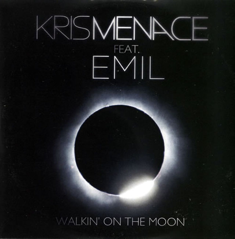 Kris Menace Walkin' On The Moon UK Promo CD-R acetate CD-R