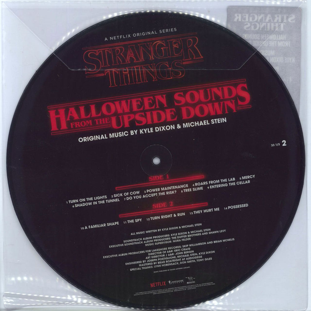 Kyle Dixon & Michael Stein Stranger Things: Halloween Sounds From The Upside Down US picture disc LP (vinyl picture disc album) 5051083139847