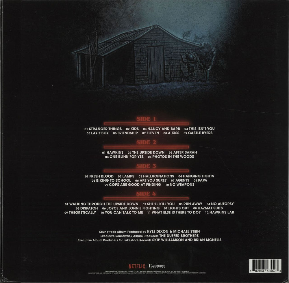 Kyle Dixon & Michael Stein Stranger Things - Volume One & Volume Two - Glow In The Dark US 4-LP vinyl album record set O1L4LST675671