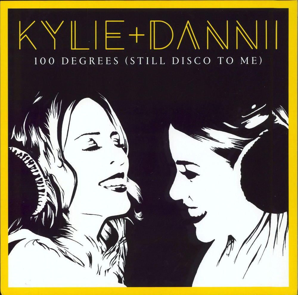 Kylie Minogue 100 Degrees (Still Disco To Me) - Clear Vinyl UK 12" vinyl single (12 inch record / Maxi-single) 0190295971076