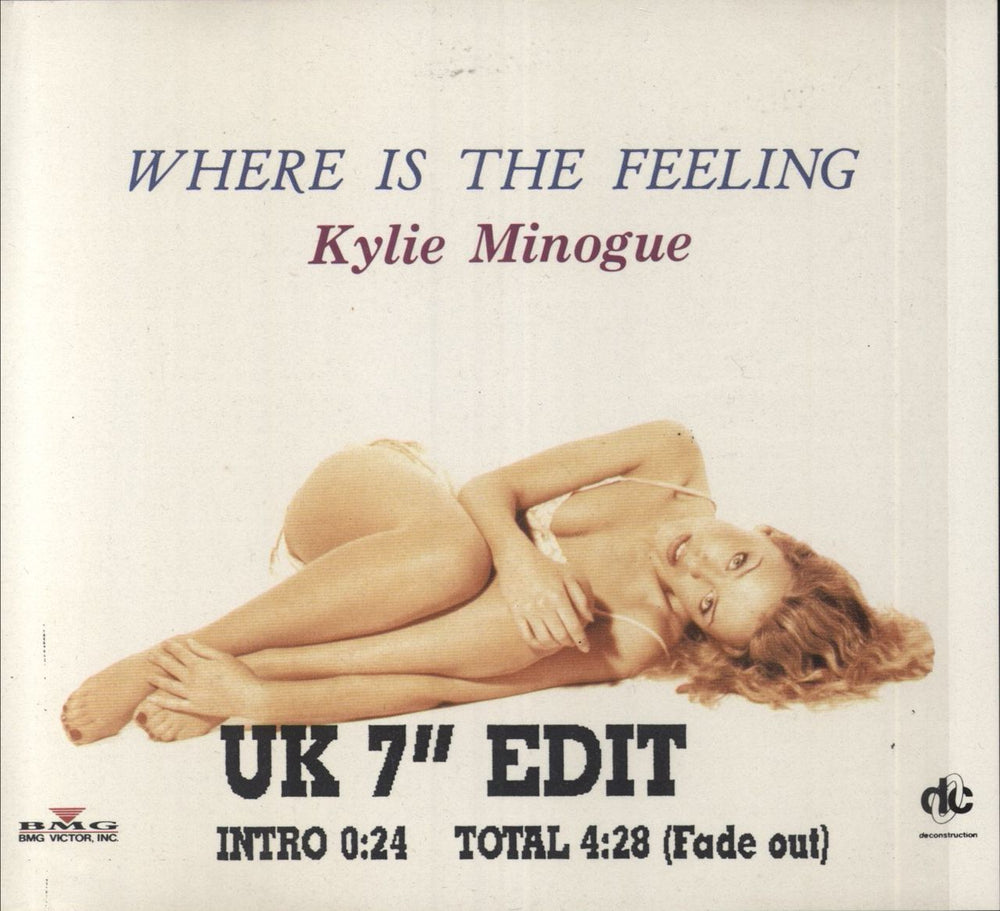 Kylie Minogue Where Is The Feeling UK CD single (CD5 / 5") FEELING1