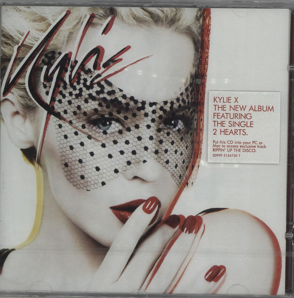 Kylie Minogue X UK CD album (CDLP) 5099951547301