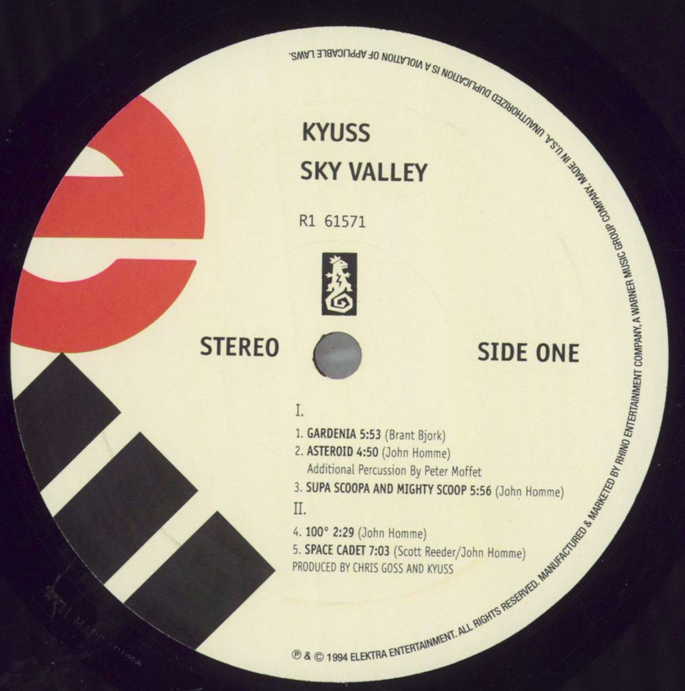 Kyuss Sky Valley US vinyl LP album (LP record) KYULPSK826409