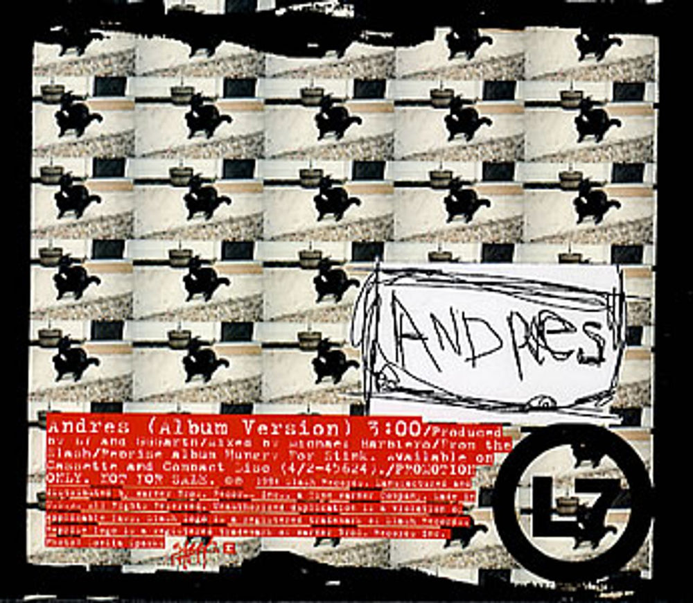 L7 Andres US Promo CD single (CD5 / 5") L-7C5AN352229