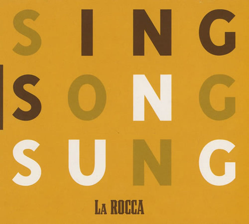 La Rocca Sing Song Sung EP UK CD single (CD5 / 5") WETCLAYCD005