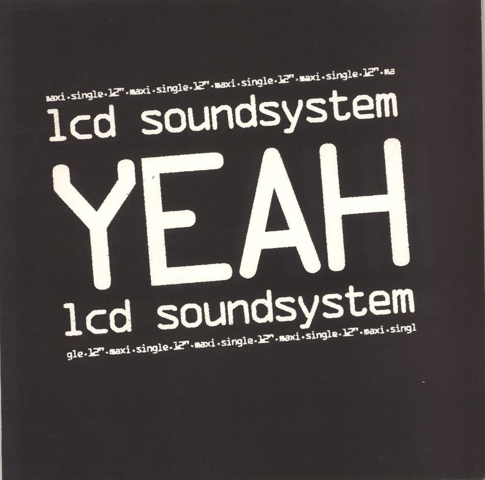 LCD Soundsystem Yeah - 180gm Vinyl UK 12" vinyl single (12 inch record / Maxi-single) OPRDFA009